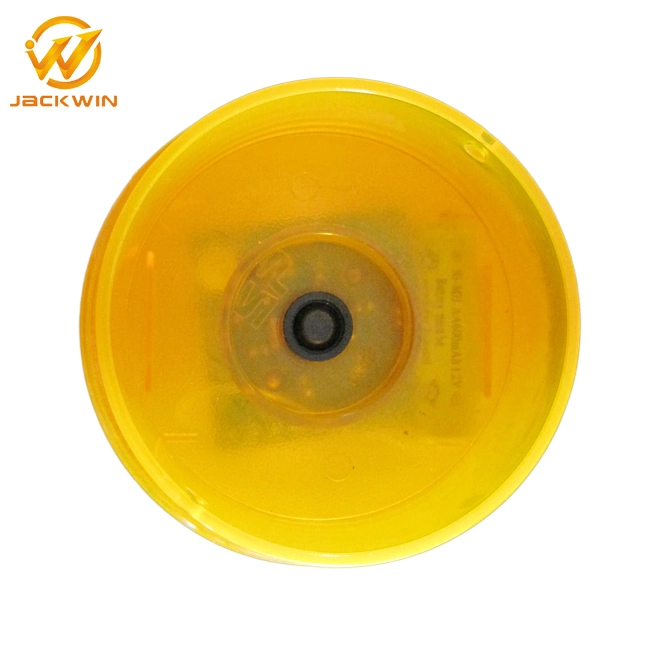 Super Bright Yellow Solar Flashing Traffic Warning Light for Delineator Post