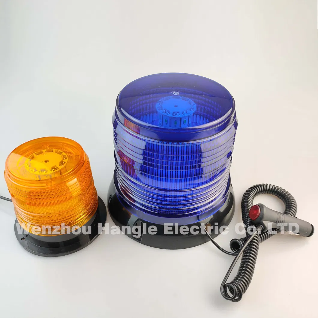 Ltd6166 12V Police Blue LED Ambulance Magnet Rotating Beacon Flashing Strobe Warning Light