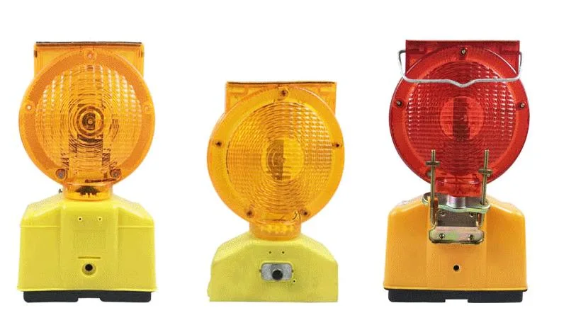 Solar Power LED Warning Light Solar LED Flashing Beacon IP54 Warning Light