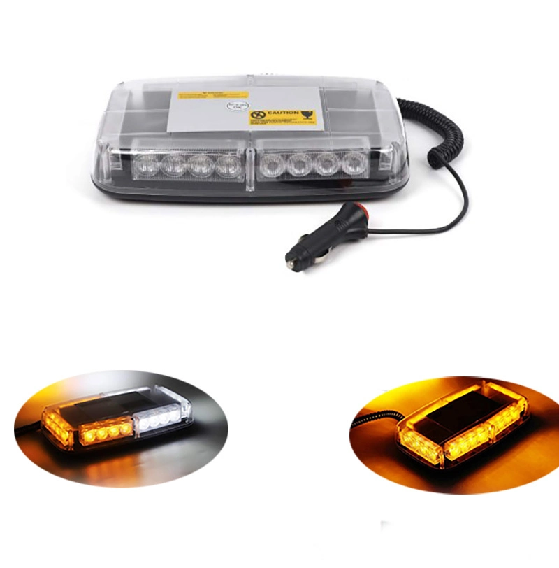 Super Bright 24W LED Flashing Traffic Car Warning Beacon Lamp with Magnet Safety Emergency Flash Lighting Traffic Strobe LED Warning Flare Light