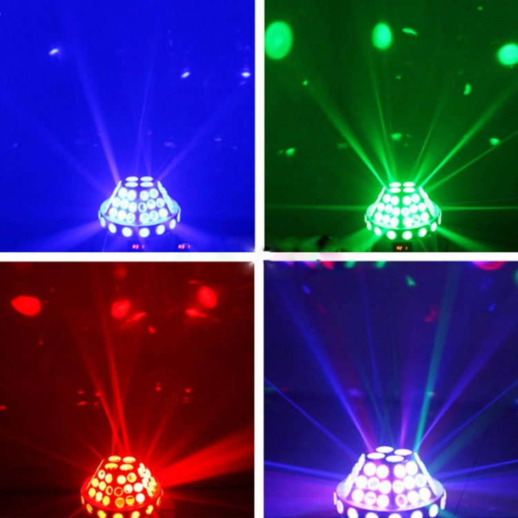 Holiday RGB 360 Degree Rotating Disco LED Stage Party Planet Stage Lights