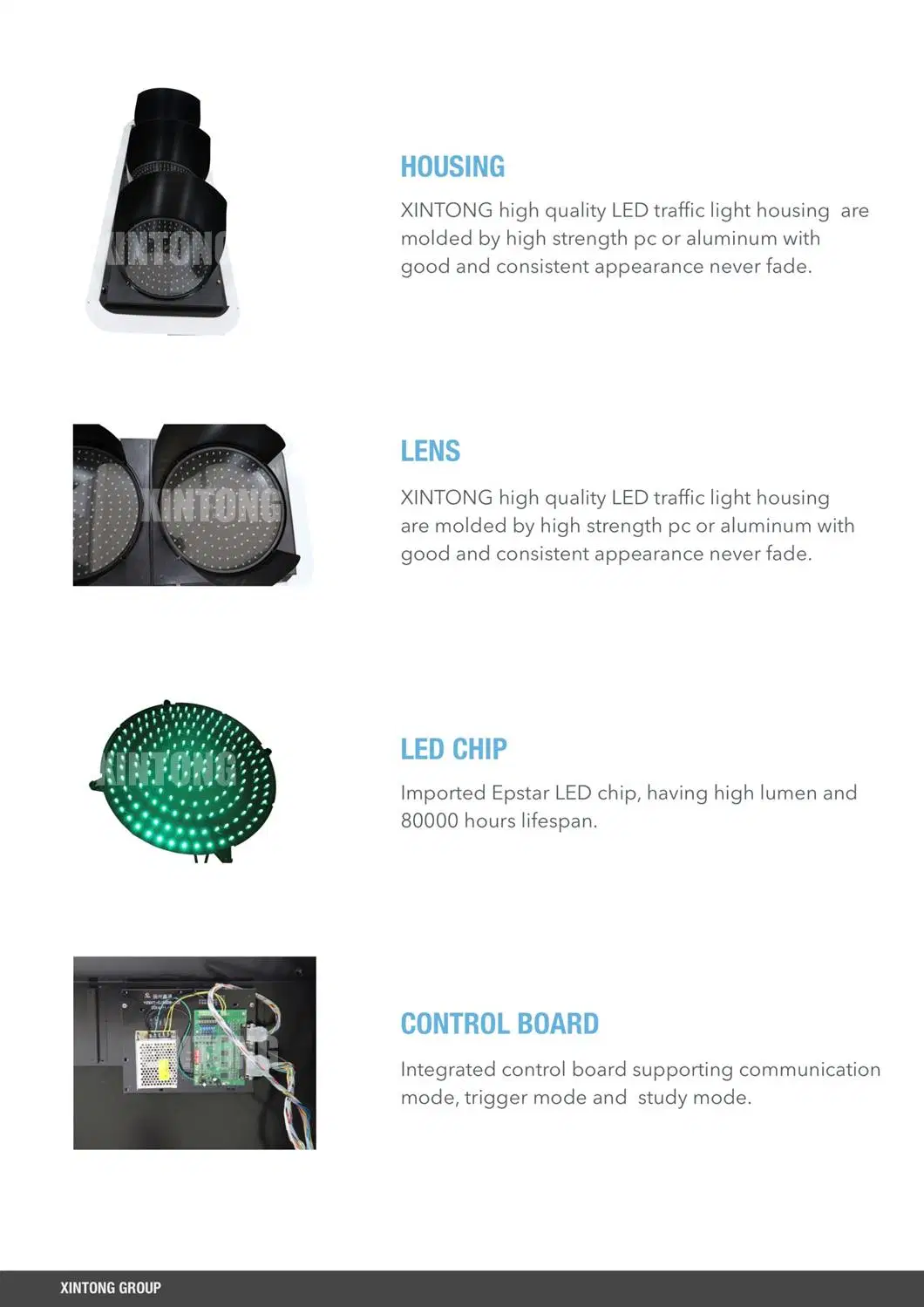 Vehicle Bike Pedestrian Traffic Signal Light with Pole Portable Road Traffic Board Holder