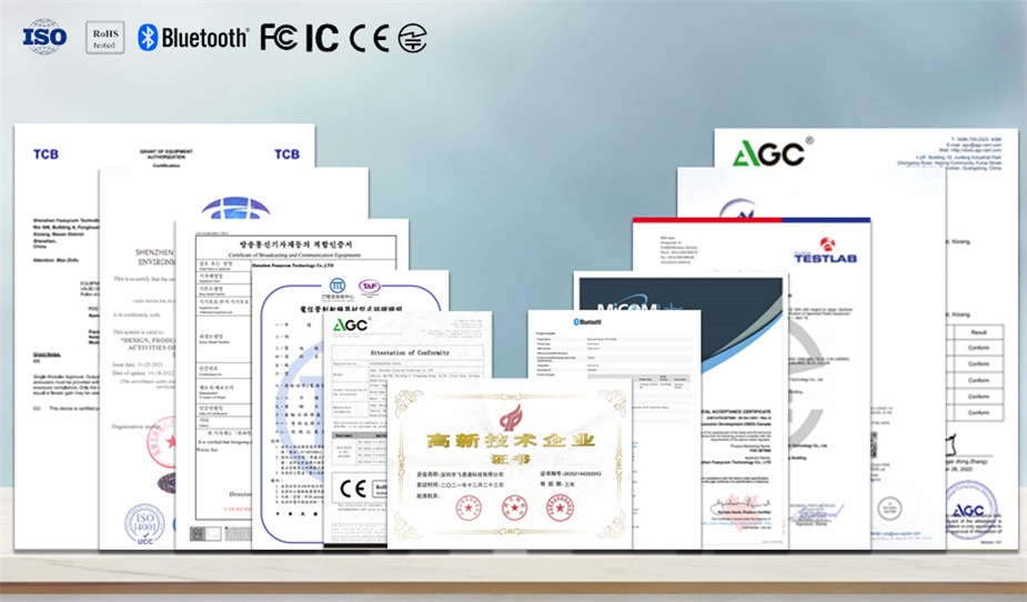 Feasycom FSC-Bp121 Smart Industrial Humidity Temperature Sensor Sticker Wireless Bluetooth Low Energy Beacon for IoT Solution