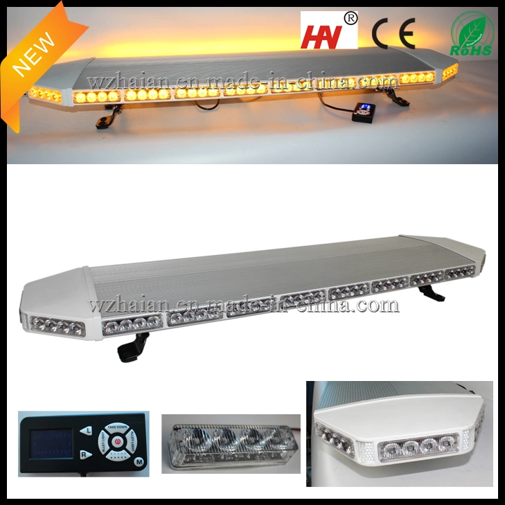 Silver Aluminum Chassis 48 Inch LED Light Bar for Law Enforcement Vehicle