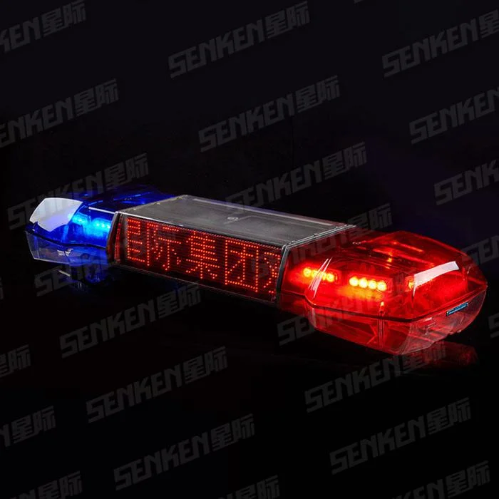 Senken 1200/1400mm 60W 12kg DC12/24V with Speaker &amp; Siren &amp; LED Display Long Light Bar