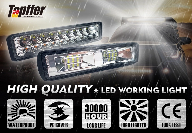 Car Lighting System 48W LED Work Light LED Double Hole Light Bar Suitable for off-Road Vehicles Trucks