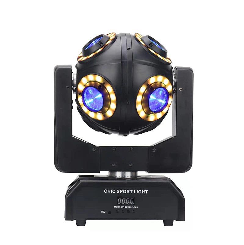 Holiday RGB 360 Degree Rotating Disco LED Stage Party Planet Stage Lights