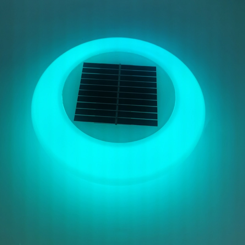 Solar Powered Floating LED Light with Multi-Color Flashing Lights