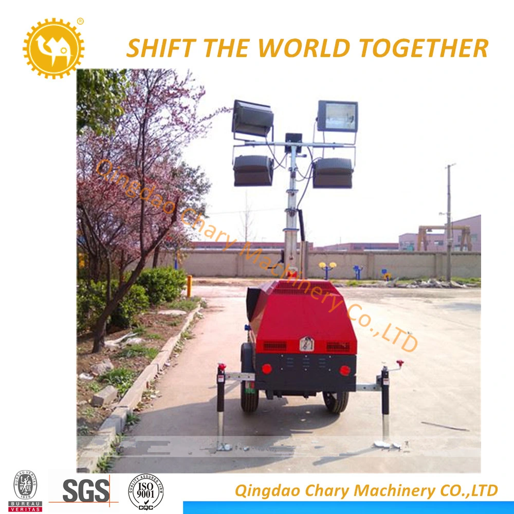 Industrial Portable Lighting Tower Mobile Light Tower for Construction Emergency