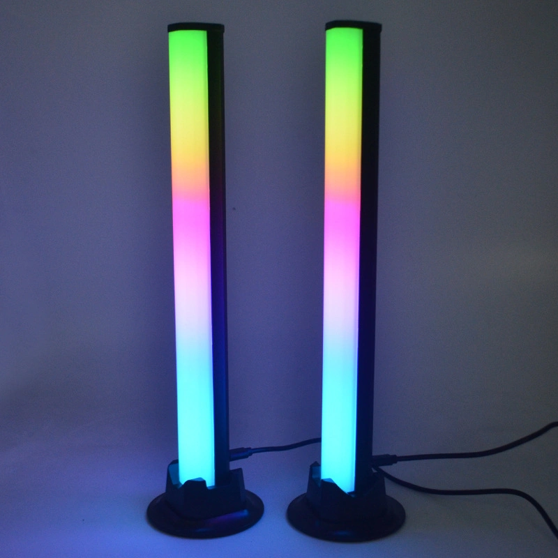 APP Bluetooth Pickup Light Voice Control Creative RGB Induction Light LED Music USB Rhythm Desktop LED Atmosphere Light Bar