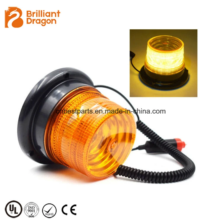 Wholesale Outdoor Emergency Strobe Flash Signal Lighting Amber 40W 12V Autos Magnetic 10 LED Emergency Beacon Flash Strobe Warning Light