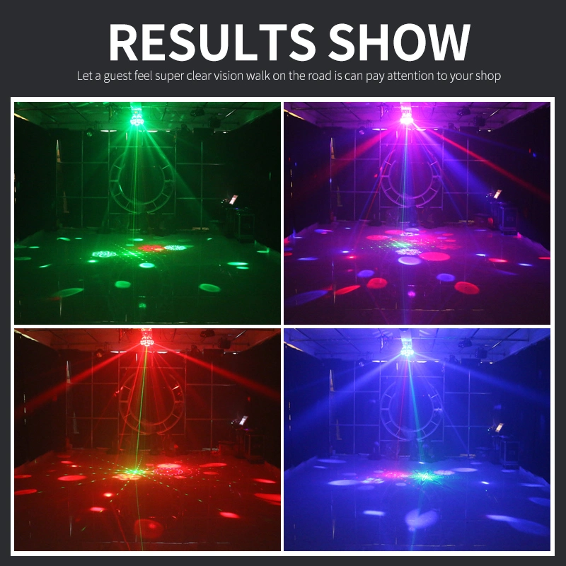 Holiday RGB 360 Degree Rotating Disco LED Stage Party Planet Stage Lights