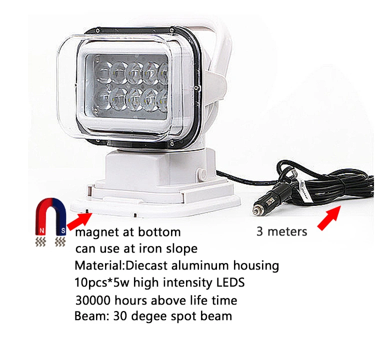 12V 24V Epistar 3030 CREE 360-Degree Wireless Remote Control Focos Faros LED 4X4 LED Search Light