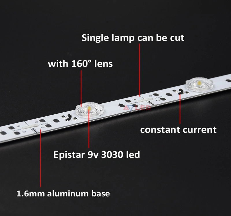 1 Meter Long LED Strip 14LED/M SMD3030 IP20 Non-Waterproof Backlight LED Light Bars for Exhibition Display Light Box