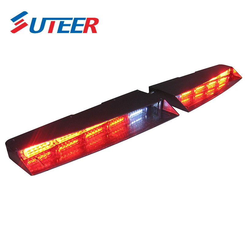 Interior Stealth 6 Linear LED Visor Light Bar for Police Fire Emergency Vehicle