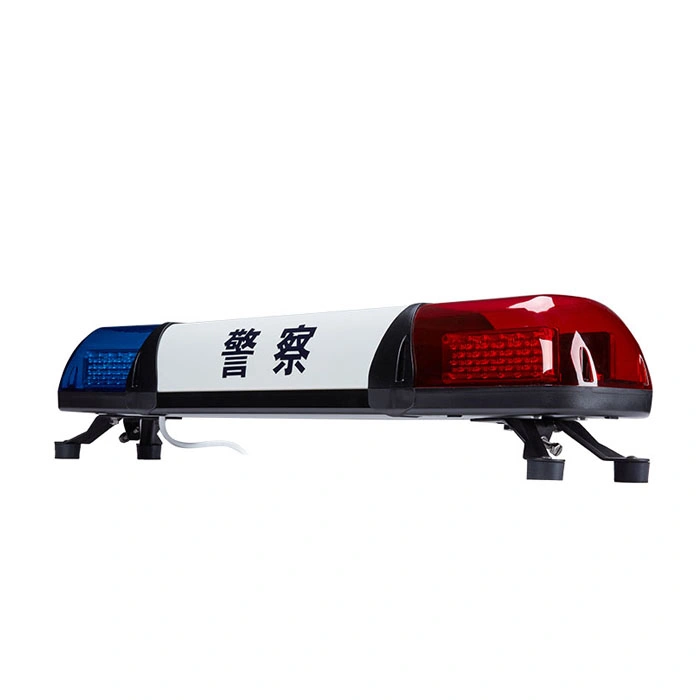 1m Blue LED Roof Mounted Police Light Bar