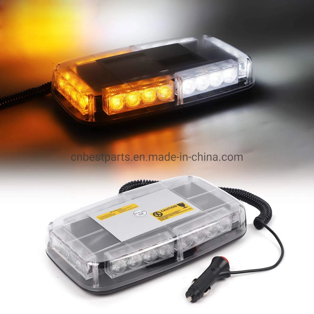 Wholesale Quality 24PCS LED Stroboscopic Lamp Flashing Amber White Emergency Warning Beacon Strobe Lightbar Road Vehicle Strobe Light