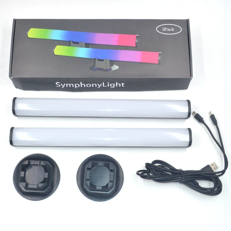 APP Bluetooth Pickup Light Voice Control Creative RGB Induction Light LED Music USB Rhythm Desktop LED Atmosphere Light Bar