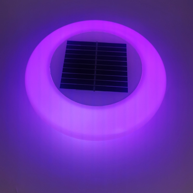 Solar Powered Floating LED Light with Multi-Color Flashing Lights