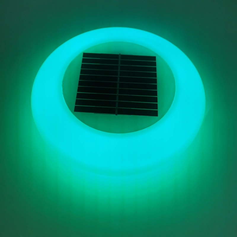 Solar Powered Floating LED Light with Multi-Color Flashing Lights