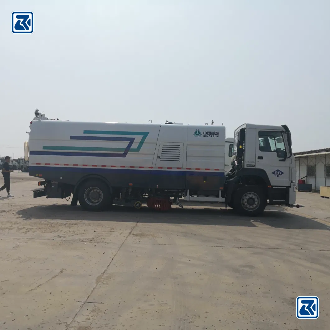 HOWO 6X4 Street Sweeper Cleaner HOWO 10cbm Vacuum Sweeper Truck