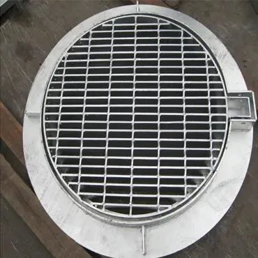 Hot Dipped Galvanized Steel Grating Cast Iron Trench Drain Grates/Grating Metal Grid Steel Deck Welded Plain Type Serrated Bar