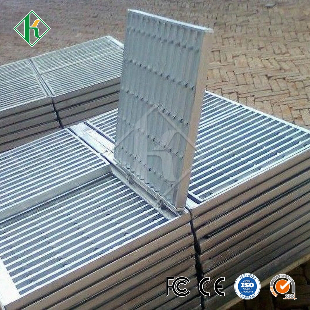 Kaiheng Slip Resistant Metal Bar Grating Wholesaler Trench Cover Grating China Trench Drain Metal Grates