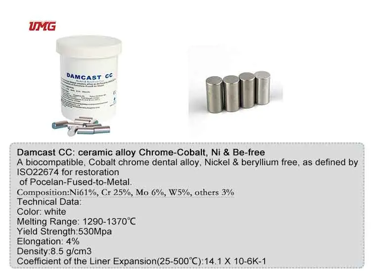 Dental Laboratory Materials Dental Nickel-Chrome with Beryllium-Free Alloy Np