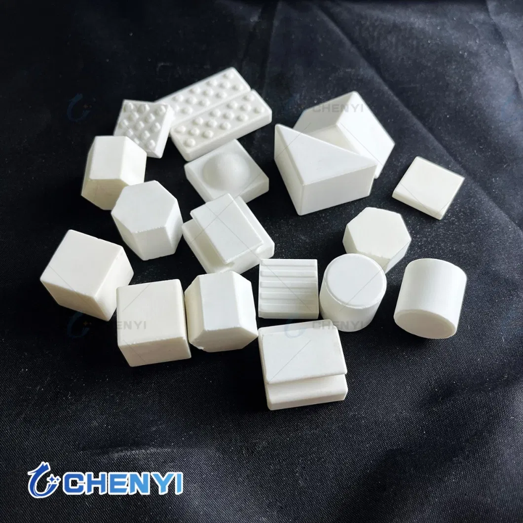 Zibo Chenyi 92% Alumina Ceramic Bricks Standard Parts for Ball Mill