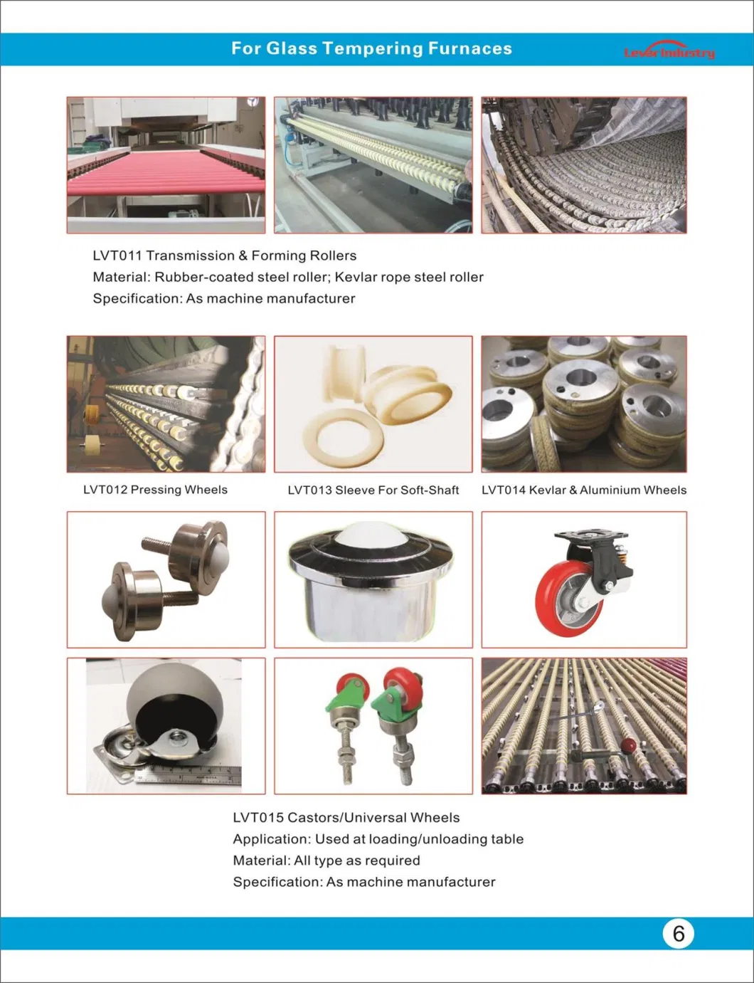 Parts for Tempering Furnace, Tempering Furnace Spare Parts