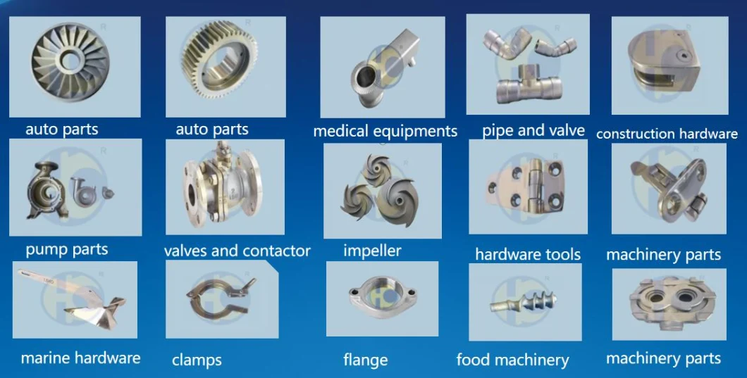 OEM Lost Wax/Silica Sol Investment Casting/Metal Casting Stainless Steel for Valve Parts/Pare Parts Hardware