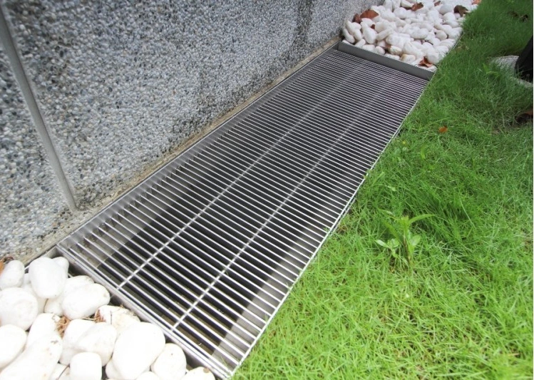 Kaiheng Slip Resistant Metal Bar Grating Wholesaler Trench Cover Grating China Trench Drain Metal Grates