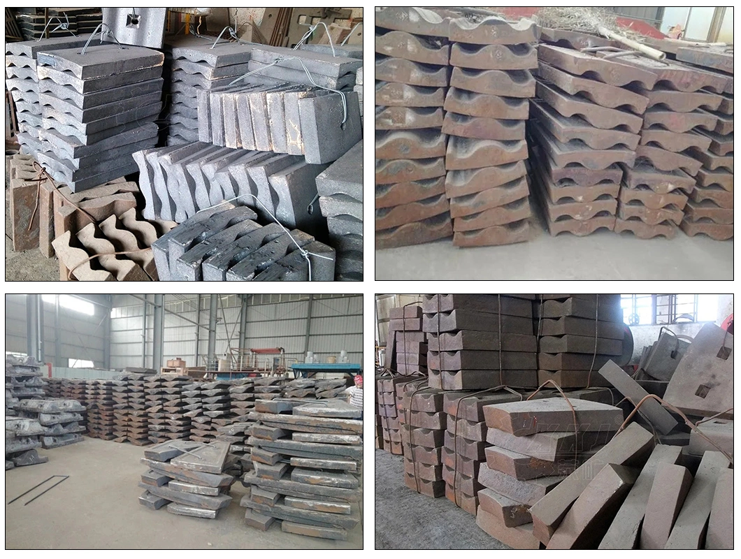 Rubber Casting Liner Lifting Bar Liner Spare Parts for Ball Mill Liner