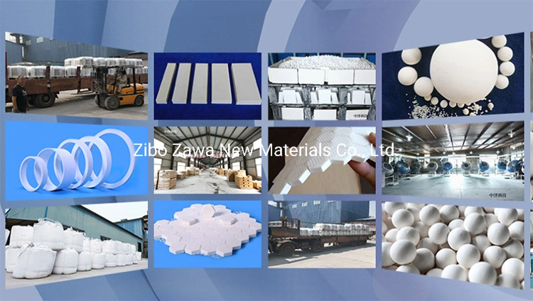 High Aluminum Wear-Resisting Brick Alumina Shaped Ceramic Parts for Ball Mill