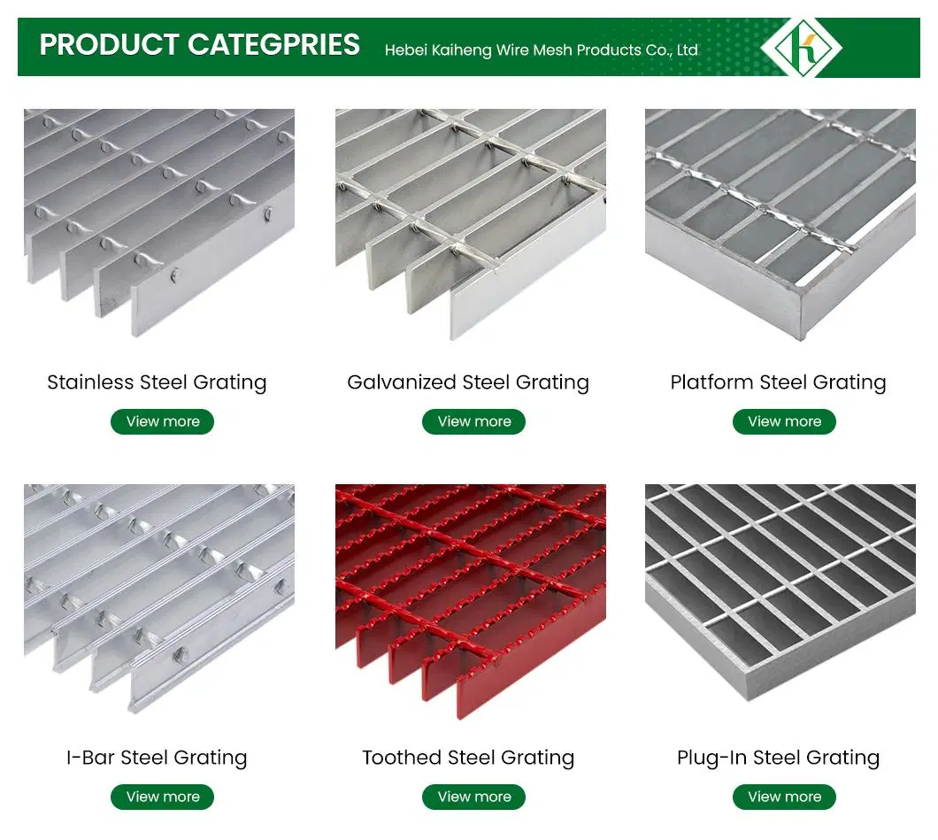 Kaiheng Steel Grating Platform Supplier Steel Metal Plate Industrial Platform China Platform Steel Grid Plate