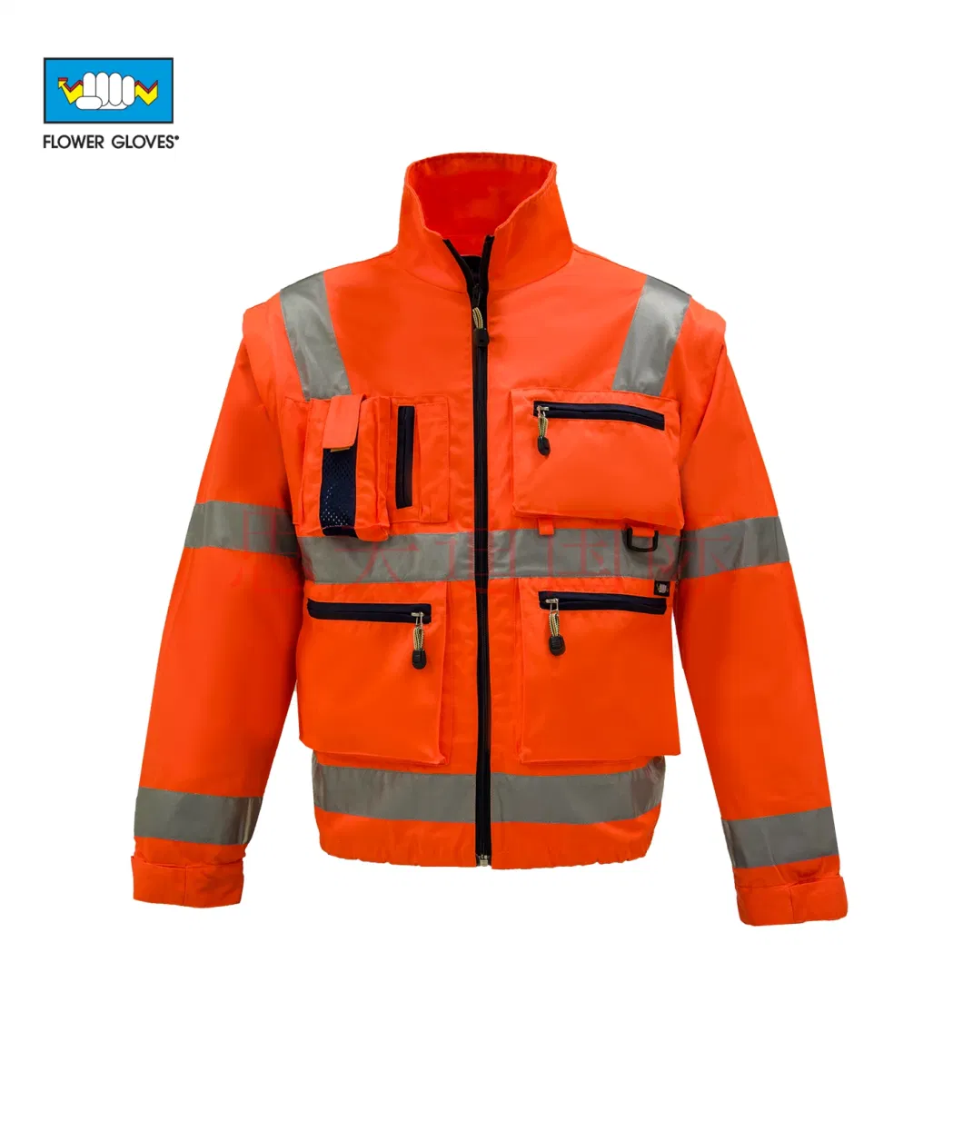 Wholesale Custom Fireproof Oxford Reflective Winter Jacket