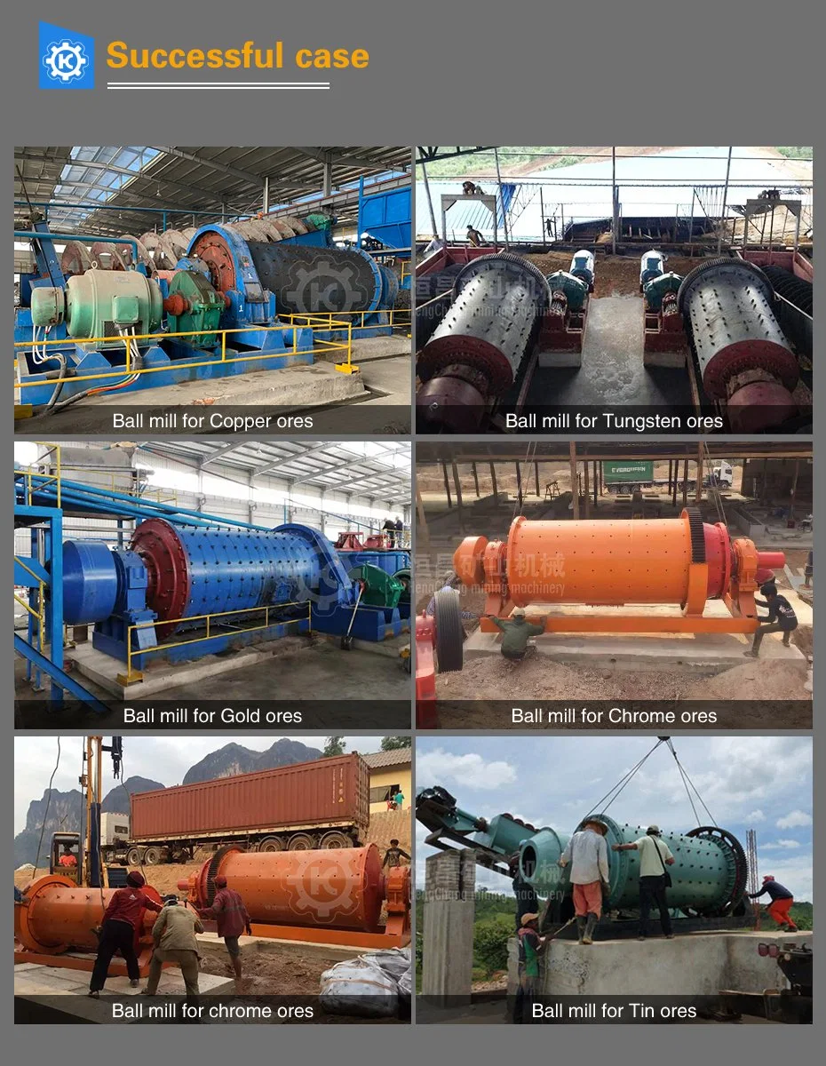 Gold Mining Machine Copper Ore Processing Line High Manganese Steel Liner for Ball Mill