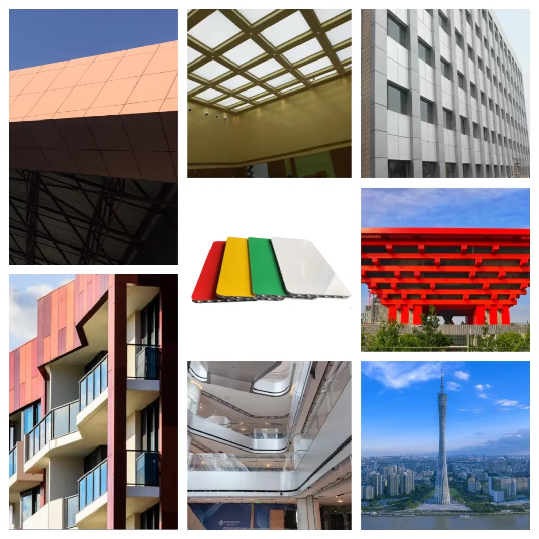 Building Construction Material Factory Directly Aluminum Composite Panels Accessories ACP Acm