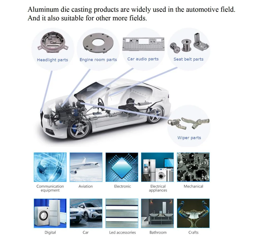 Custom Die-Cast Aluminum Radiator Connection Accessories