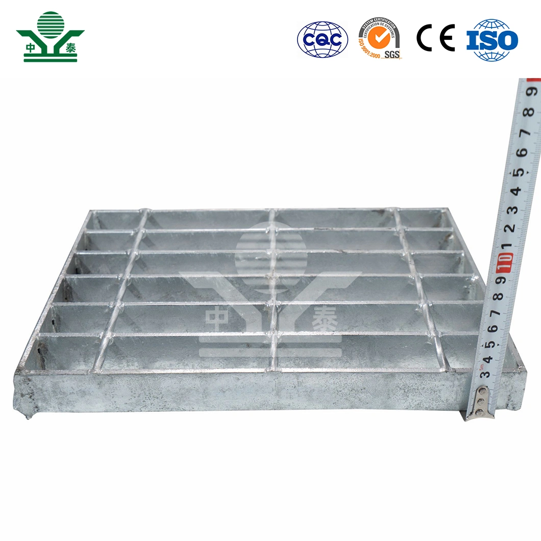 Zhongtai Sewer Drain Grate China Factory Porcelain Cast Iron Grates 2 Inch Cross Bar Pitch Stainless Steel Grates for Grill