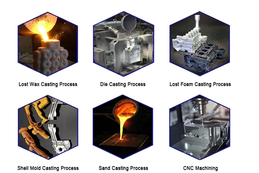 Foundry OEM Steel Investment Casting Parts ISO9001 Investment Casting