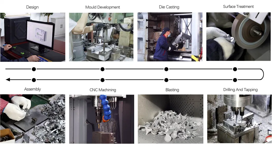 Foundry Customized OEM High Precision Aluminum Alloy Die Casting Auto Accessories