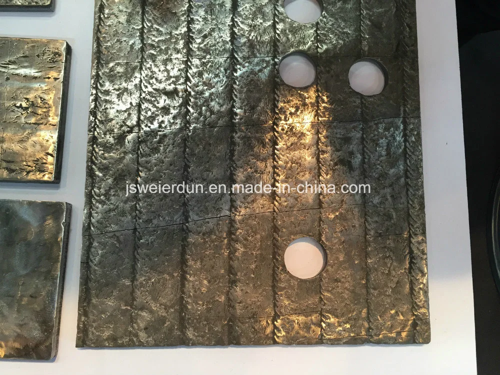 Cross Diamond Grid Chrome Carbide Wear Plate