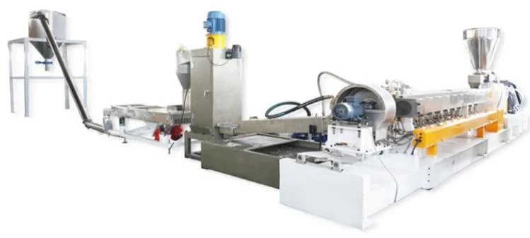 23twin Screw Extruder Filler Color Masterbatch Granules Making Machine with Solar Energy