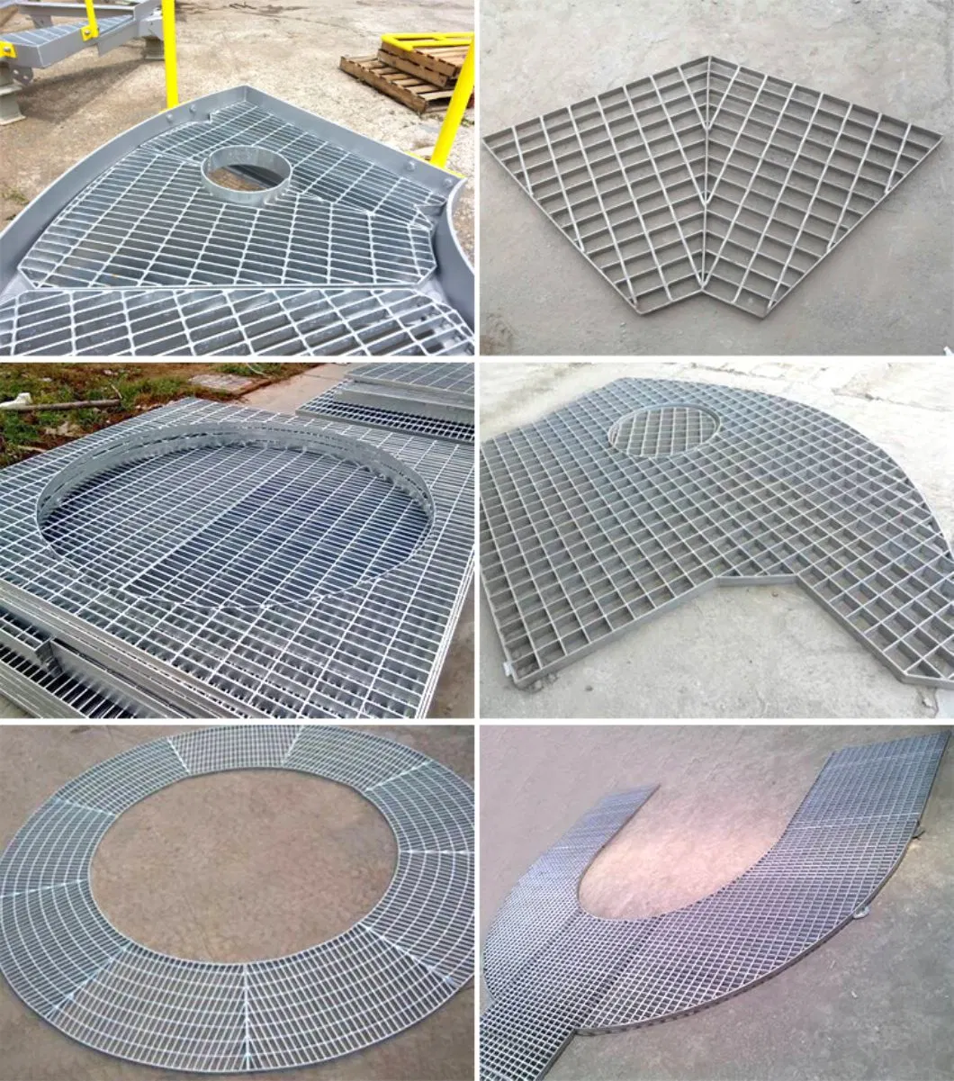 Heavy Duty 19W4 Aluminum, Galvanized Steel, Stainless Steel, Catwalk Deck Floor Steel Bar Grating Drain Trench Cover Price for Walkway Platform