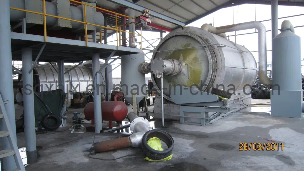 12tpd Machine Recycling City Waste to Oil Energy