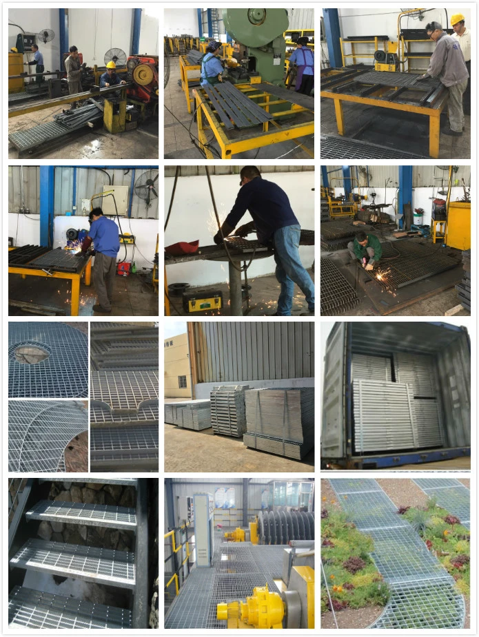 HDG Hot DIP Galvanized Steel Mild Steel Plates Grating Used for Platforms