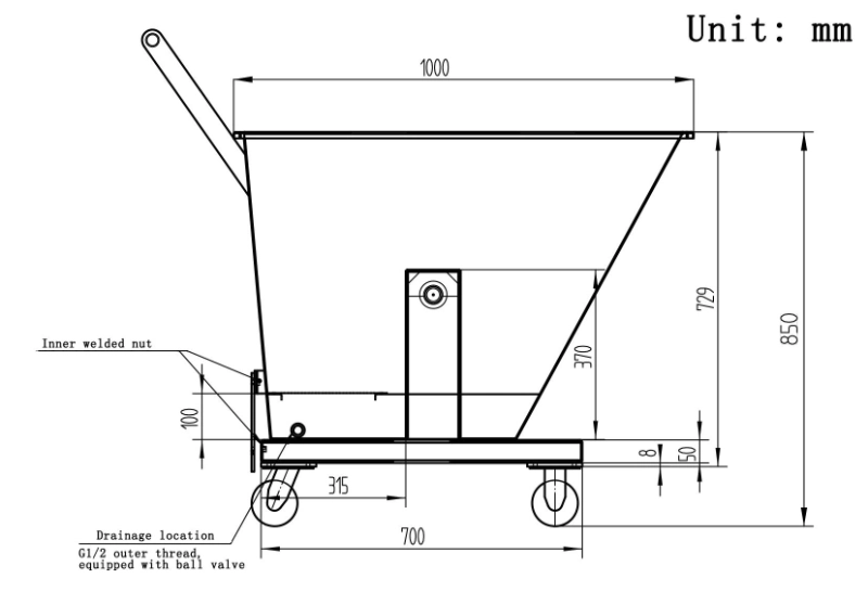 Workshop Machine Tool Waste Cleaning Bearing Metal Scrap Car