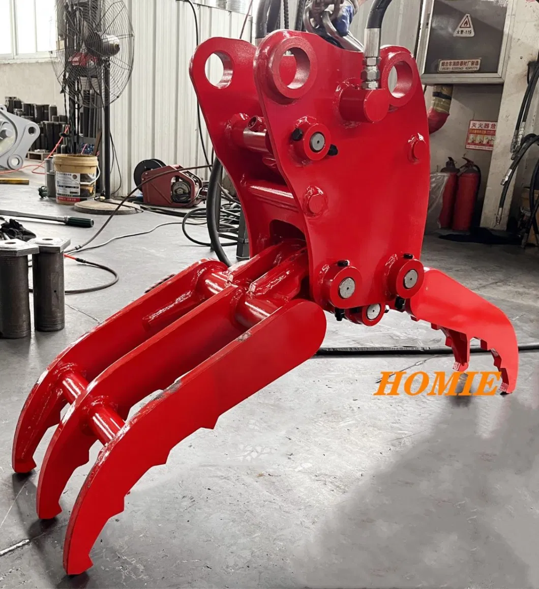 Homie Grapples New Rock Hydraulic Grapple Rotating Grapple for 5ton 6ton Excavator