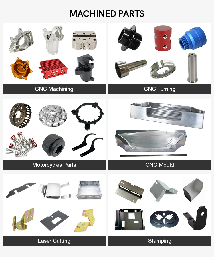 Advanced Technology Hard Anodized Motorcycles Spare Parts for Metal Casting Machinery